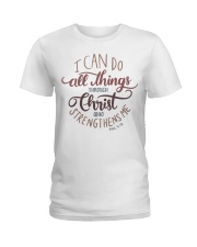 PHILIPPIANS 4:13 Ladies T-Shirt tile