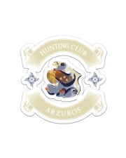 ARZUROS - HUNTING CLUB Sticker tile