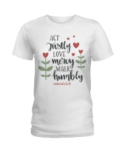 MICAH 6:8 Ladies T-Shirt tile
