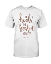 PSALMS 147:3 Classic T-Shirt front