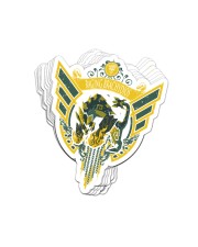 RAGING BRACHYDIOS - CREST Sticker tile