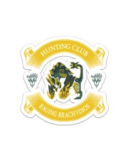 RAGING BRACHYDIOS - HUNTING CLUB Sticker tile