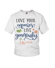 LUKE 6:27-28 Youth T-Shirt tile