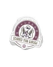 SCARRED YIAN GARUGA - HUNTERS CREST Sticker tile