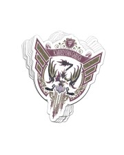 SCARRED YIAN GARUGA - CREST Sticker tile