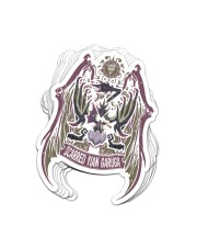 SCARRED YIAN GARUGA - CREST Sticker tile