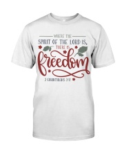 2 CORINTHIANS 3:17 Classic T-Shirt front