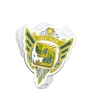 GREAT JAGRAS - CREST Sticker tile