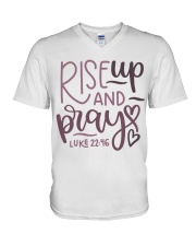 LUKE 22:46 V-Neck T-Shirt tile