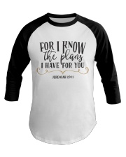 JEREMIAH 29:11 Baseball Tee tile