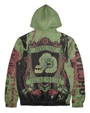 DEVILJHO - SUBLIMATION CREST Men's All Over Print Full Zip Hoodie tile