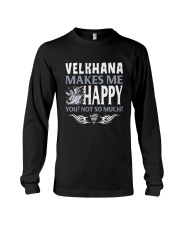 VELKHANA MAKES ME HAPPY Long Sleeve Tee tile