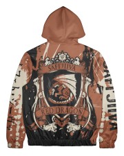SAFI'JIIVA - SUBLIMATION CREST Men's All Over Print Full Zip Hoodie tile