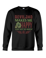 DEVILJHO MAKES ME HAPPY Crewneck Sweatshirt tile