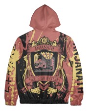 ANJANATH - SUBLIMATION CREST Men's All Over Print Full Zip Hoodie tile