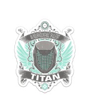 AN INSURMOUNTABLE SKULLFORT - CREST Sticker tile