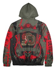 SAVAGE DEVILJHO - SUBLIMATION CREST Men's All Over Print Full Zip Hoodie tile