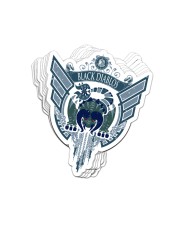 BLACK DIABLOS - CREST Sticker tile
