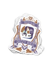 TZITZI-YA-KU - CREST Sticker tile