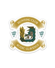 ACIDIC GLAVENUS - HUNTING CLUB Sticker tile