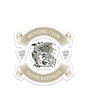 SILVER RATHALOS - HUNTING CLUB Sticker tile