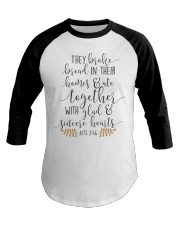 ACTS 2:46 Baseball Tee tile