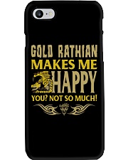 GOLD RATHIAN MAKES ME HAPPY Phone Case tile