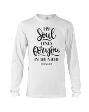 ISAIAH 26:9 Long Sleeve Tee tile