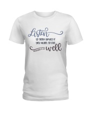 PROVERBS 15:31 Ladies T-Shirt tile
