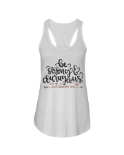 DEUTERONOMY 31:6 Ladies Flowy Tank tile