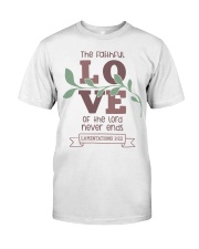 LAMENTATIONS 3:22 Classic T-Shirt front
