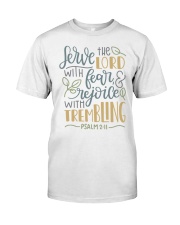 PSALMS 2:11 Classic T-Shirt front