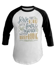 PSALMS 2:11 Baseball Tee tile