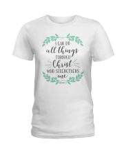 PHILIPPIANS 4:13 Ladies T-Shirt tile