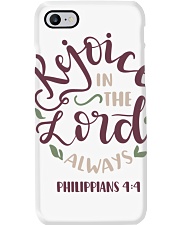 PHILIPPIANS 4:4 Phone Case tile
