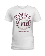 PHILIPPIANS 4:4 Ladies T-Shirt tile