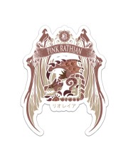 PINK RATHIAN - HUNTING CLUB CREST Sticker tile