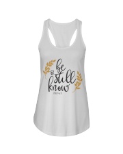 PSALMS 46:10 Ladies Flowy Tank tile