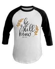 PSALMS 46:10 Baseball Tee tile