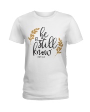 PSALMS 46:10 Ladies T-Shirt tile