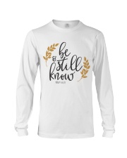 PSALMS 46:10 Long Sleeve Tee tile