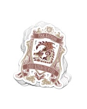 PINK RATHIAN - CREST Sticker tile