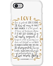 1 CORINTHIANS 13:4-8 Phone Case tile