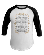 1 CORINTHIANS 13:4-8 Baseball Tee tile