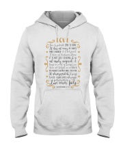 1 CORINTHIANS 13:4-8 Hooded Sweatshirt tile
