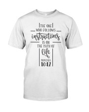 PROVERBS 10:17 Classic T-Shirt front