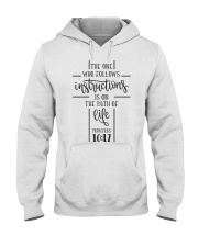 PROVERBS 10:17 Hooded Sweatshirt tile