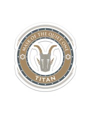 MASK OF THE QUIET ONE - CREST EDITION Sticker tile