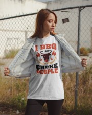 I BBQ so i don't choke people Classic T-Shirt apparel-classic-tshirt-lifestyle-07
