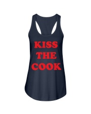 Kiss The Cook Apron Ladies Flowy Tank tile